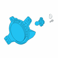 OEM 2019 Chevrolet Sonic Fog Lamp Assembly Diagram - 42569806