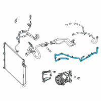 OEM 2015 Chrysler 200 Hose-Heater Return Diagram - 68104967AC