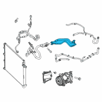 OEM 2015 Chrysler 200 Line-A/C Suction And Liquid Diagram - 68103138AA