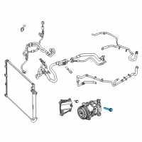 OEM 2006 Chrysler Crossfire Screw-HEXAGON FLANGE Head Diagram - 5096986AA