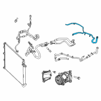 OEM 2017 Chrysler 200 Hose-Heater Supply Diagram - 68104966AB