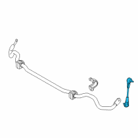 OEM 2017 BMW i8 Stabilizer Link Diagram - 31-30-6-858-500