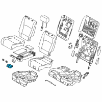 OEM 2010 BMW 535i GT Drink Holder Diagram - 52-20-7-269-460