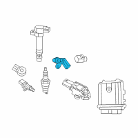 OEM 2018 Jeep Wrangler Sensor-Crankshaft Position Diagram - 4893746AA