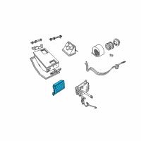 OEM 1984 Dodge B250 Heater Core Diagram - 4361402