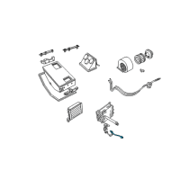 OEM 1997 Dodge B1500 Tube-Aux A/C & HTR Drain Diagram - 2936926