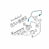 OEM 2009 BMW M6 Oxygen Sensor Diagram - 11-78-7-836-394