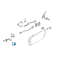 OEM Hyundai Hinge Assembly-Door Lower, RH Diagram - 79325-2M000