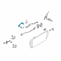 OEM 2015 Hyundai Genesis Coupe Door Handle Assembly, Exterior Diagram - 82651-2M210-NGA