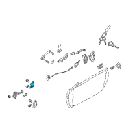 OEM Hyundai Genesis Coupe Hinge Assembly-Door Upper, RH Diagram - 79320-2M000