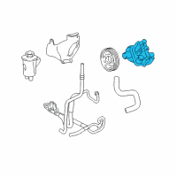 OEM 2004 Lincoln Aviator Power Steering Pump Diagram - 2C5Z-3A696-AARM