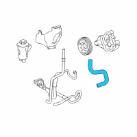 OEM Lincoln Aviator Reservoir Hose Diagram - 2C5Z-3691-AA