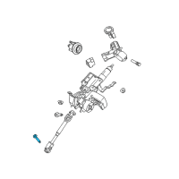 OEM 2019 Ford EcoSport Ignition Cylinder Diagram - GN1Z-11582-D