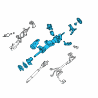 OEM Chevrolet Silverado 1500 Steering Column Diagram - 84634676