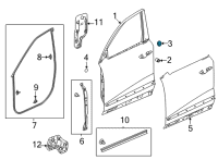 OEM Honda HR-V Grommet (20MM) Diagram - 90820-SNA-003