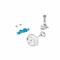 OEM BMW Power Brake Booster Diagram - 34-33-6-760-461