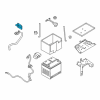 OEM Nissan Murano Holder Assy-Fusible Link Diagram - 24380-3JA1A