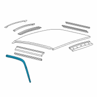 OEM 2009 Ford F-350 Super Duty Weatherstrip Diagram - 9C3Z-2851223-A
