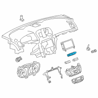OEM 2012 Buick Regal Hazard Switch Diagram - 13328551