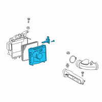 OEM Lexus IS F Cap Sub-Assy, Air Cleaner Diagram - 17705-38110