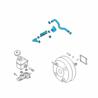 OEM 2012 Hyundai Veracruz Hose Assembly-Intensifier Diagram - 59120-3J020