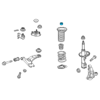 OEM Toyota Prius Strut Collar Diagram - 90387-15033