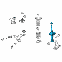 OEM 2022 Toyota Prius AWD-e Strut Diagram - 48510-80A80