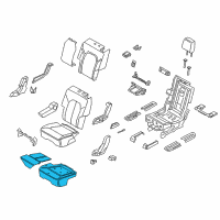 OEM 2020 Lincoln Navigator Seat Cushion Pad Diagram - JL7Z-7866800-C