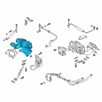 OEM 2020 Kia Stinger TURBOCHARGER, RH Diagram - 282313L110