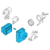 OEM 1999 BMW 750iL Dsc Hydraulic Unit Diagram - 34-51-6-769-536