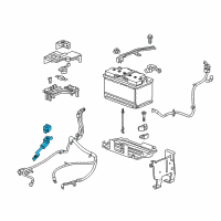 OEM 2017 Cadillac XT5 Cable Diagram - 23105185