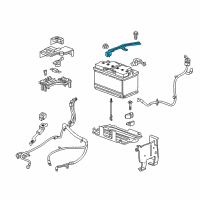 OEM 2021 Cadillac XT5 Hold Down Diagram - 84445999