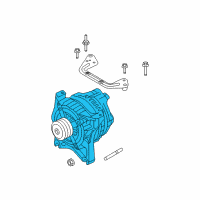 OEM Lincoln Alternator Diagram - AL1Z-10346-A