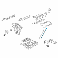 OEM 2015 Chevrolet Impala Limited Dipstick Diagram - 12633127