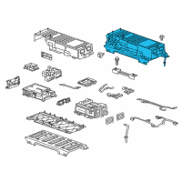 OEM Buick Battery Assembly Diagram - 19351638