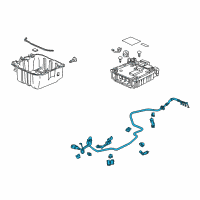 OEM 2014 Honda CR-Z Cable Set, High Voltage Diagram - 1F018-RTW-A03