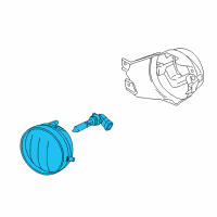 OEM 2007 Toyota Tundra Fog Lamp Assembly Diagram - 81210-AA030