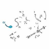 OEM 1998 Nissan Altima Hose-Return, Power Steering Diagram - 49725-1Z200