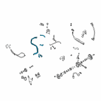 OEM 2001 Nissan Altima Hose & Tube Assy-Power Steering Diagram - 49721-0Z400