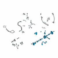 OEM 2000 Nissan Altima Pump Power Steering Diagram - 49110-0Z800