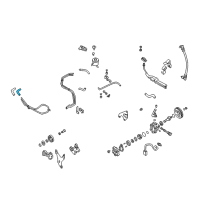 OEM 1999 Nissan Altima Hose-Return, Power Steering Diagram - 49725-9E006