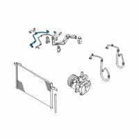 OEM Kia Rio Discharge Pipe Diagram - 977651G010