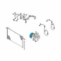 OEM 2009 Kia Spectra PULLEY Assembly-A/C Diagram - 976431G000