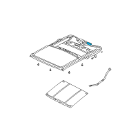 OEM 2010 Chrysler PT Cruiser Motor-SUNROOF Diagram - 5096260AA