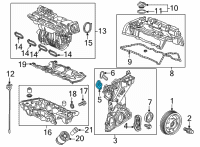 OEM 2022 Honda Accord O-Ring (B) Diagram - 91308-RPY-G01