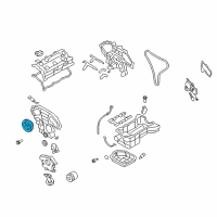 OEM 2015 Nissan Quest Pulley-Crankshaft Diagram - 12303-3WS0A