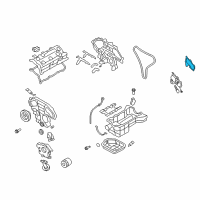 OEM 2016 Nissan Maxima Gasket-Solenoid Diagram - 23797-9HP0B