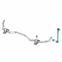 OEM 2017 Jeep Cherokee Link-STABILIZER Bar Diagram - 68232186AC