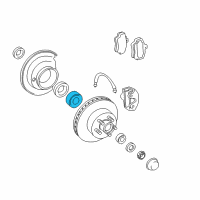 OEM GMC V3500 Side Bearings Diagram - 457232