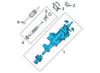 OEM Nissan Frontier COLUMN ASSY-STEERING, UPPER Diagram - 48810-9BU0A